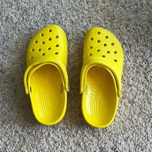 Yellow crocs!